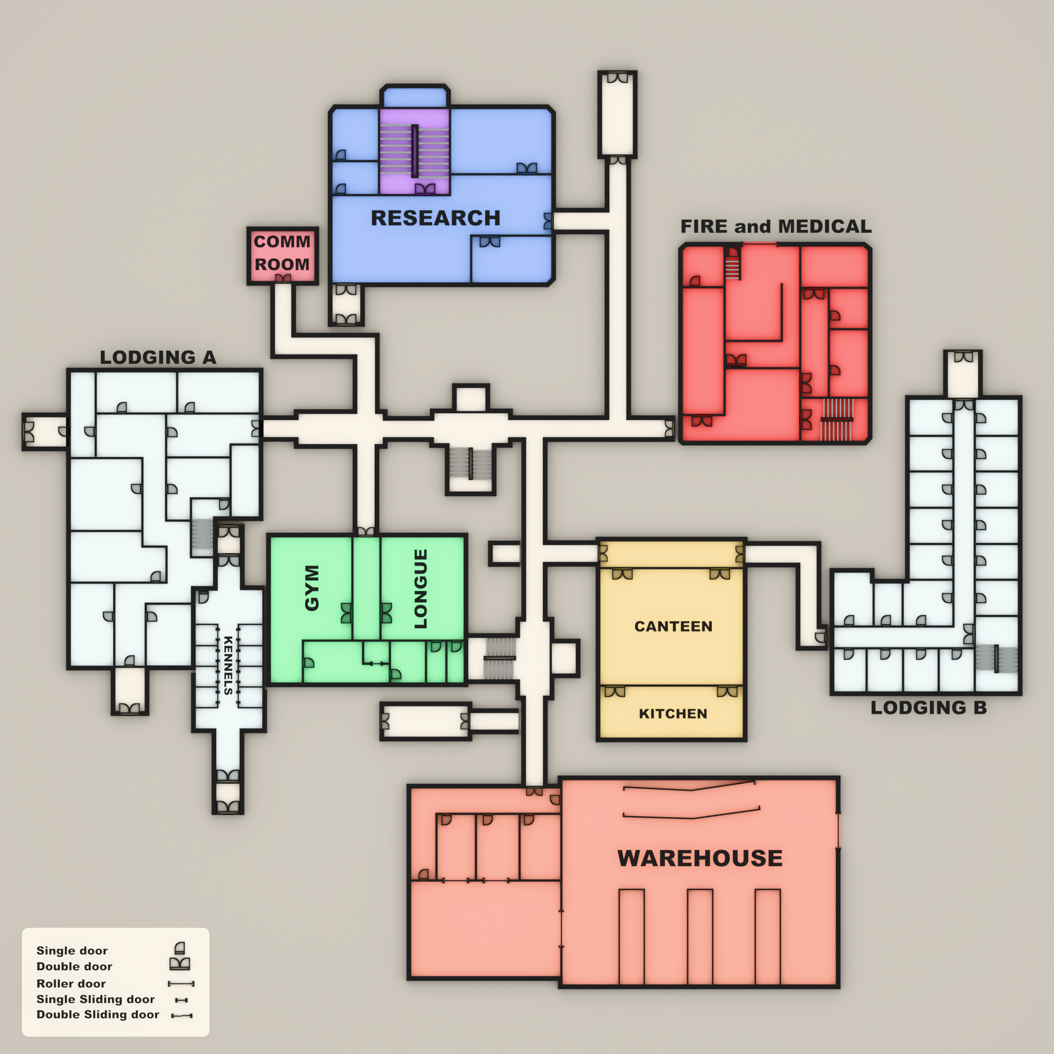 Delta 7 — Upper Floor