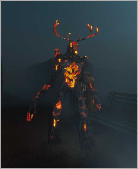 Smoldering Wicker Man